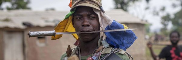 Un milicien anti-balaka en Centrafrique. © DR