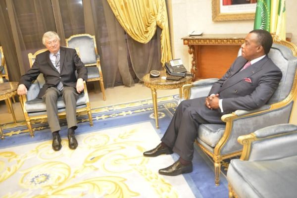 Denis Sassou N'Guesso et Guy Bultynck.