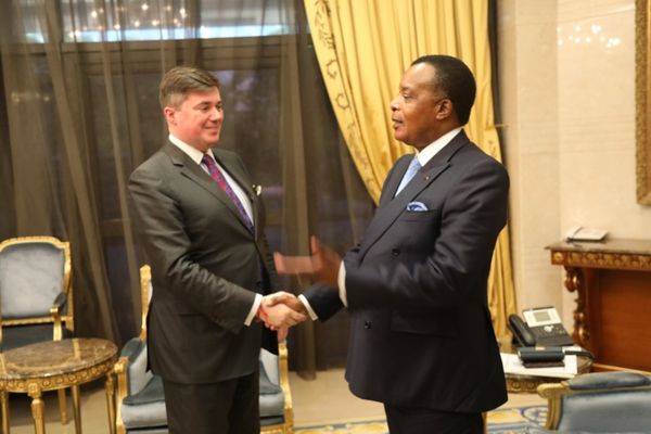 Denis Sassou N'Guesso et Christophe André Frassa.
