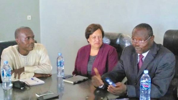 La coordinatrice régionale des systèmes éducatifs américains en Afrique de l’Ouest et centrale, Mme. Diane Wiesz Young. © Alw