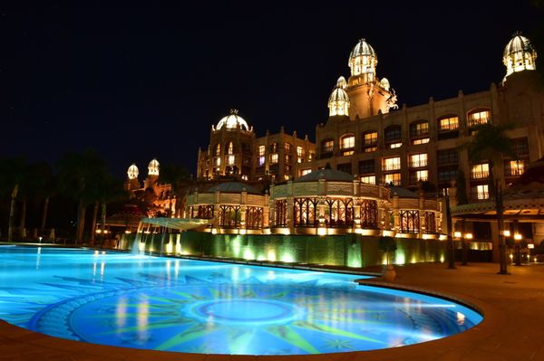 Légende : Le Sun City Casino, en Afrique du Sud, haut lieu du poker sur le continent.