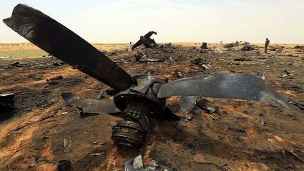 نجاة وزير العدل من حادث سقوط طائرة 