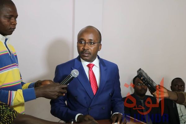 Le chef d’antenne de l’Autorité de Régulation du Secteur pétrolier Aval du Tchad (ARSAT), Abakar Moustapha Ali. © Golmen Ali/