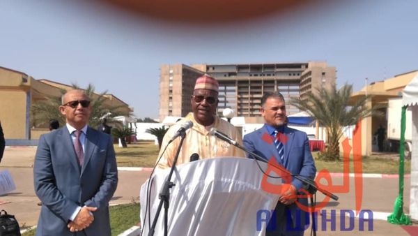 Le secrétaire exécutif de la communauté des Etats Sahélo-Sahariens (CEN-SAD), Ibrahim Sani Abani. © Malick Mahamat/Alwihda In