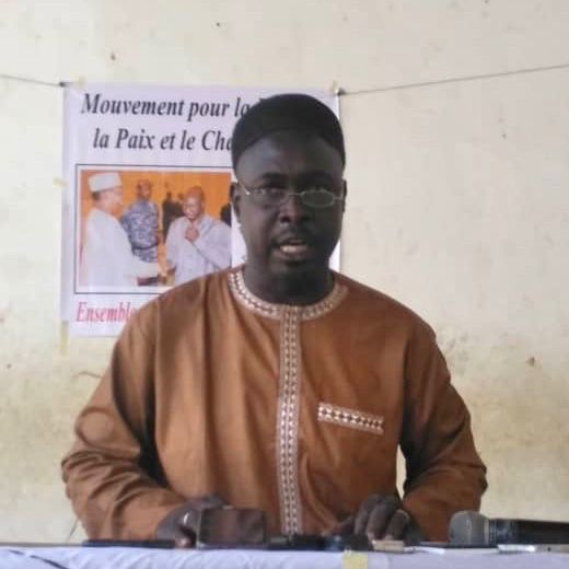 Le président du Mouvement pour la Liberté, la Paix et le Changement (MLPC), Oumarou Kaou Abdramane. © Malick Mahamat Tidjani/