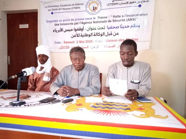 Tchad : La CTDDH dit halte à l'incarcération d'innocents par l'Agence Nationale de Sécurité (ANS). © Kelvin Mendig-lembaye Dj