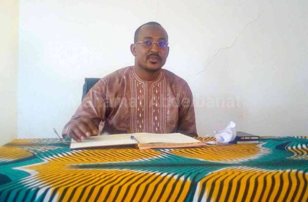 Le délégué provincial de la promotion des jeunes, des sports et l'emploi du Salamat, Brahim Alhissein Ahmat. © Mahamat Abdelb