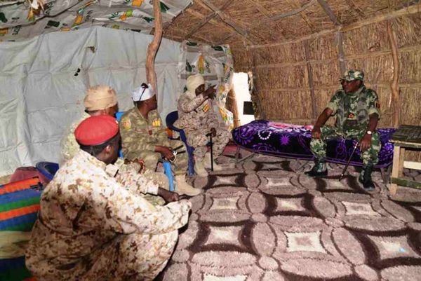 Mars 2020 à Baga Sola au Lac Tchad, lors de la préparation de l'opération Colère de Bohoma. © Dr/Pr