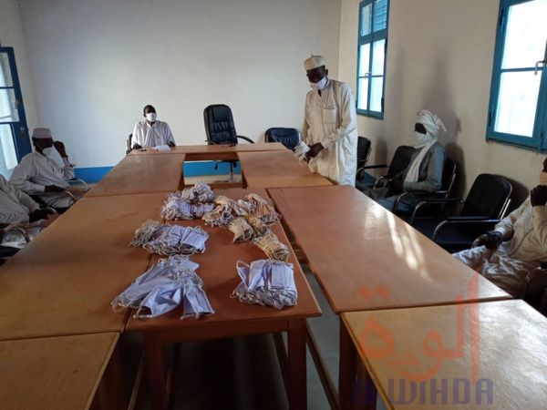 Tchad - Covid-19 : au Sila, le milieu du football appuyé par un don de masques