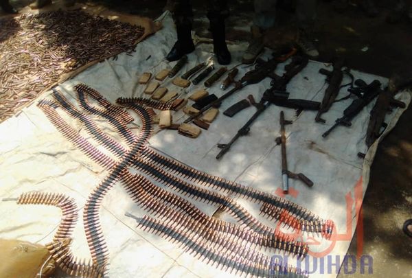 Tchad : saisie d’armes et de milliers de munitions cachées dans des sacs d’oignons