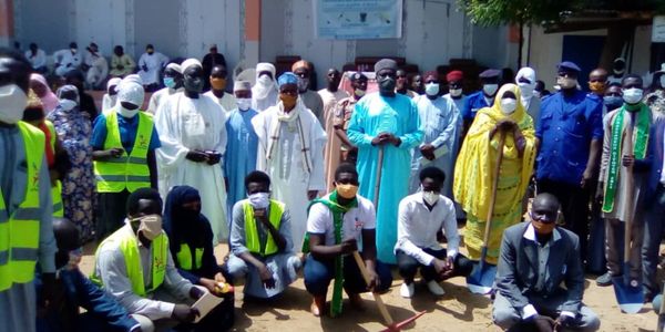 Tchad : face à la saison des pluies, le quartier Ndjari Kawas se mobilise pour limiter les inondations
