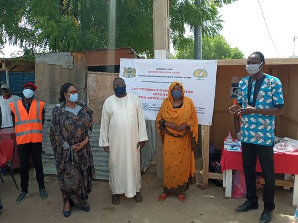 Tchad - Covid-19 : des femmes commerçantes en opération de sensibilisation à Moursal