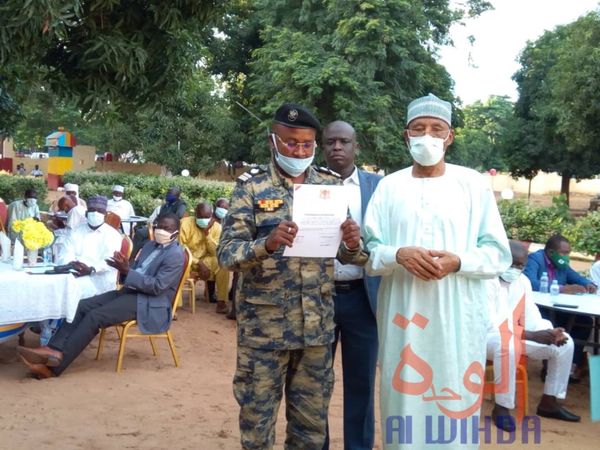 Tchad : avant son départ au Guéra, le gouverneur Dago Yacoub honore plus de 150 responsables