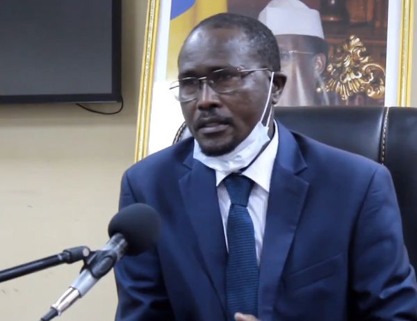 Le directeur général du ministère de la Santé publique et de la Solidarité nationale, Dr. Ismael Barh Bachar.