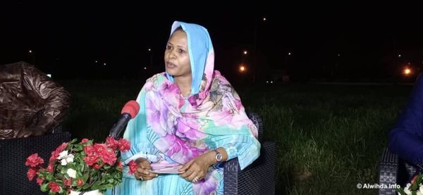 La ministre de la Formation professionnelle et des Métiers, Mme. Achta Ahmat Breme. © Alwihda Info