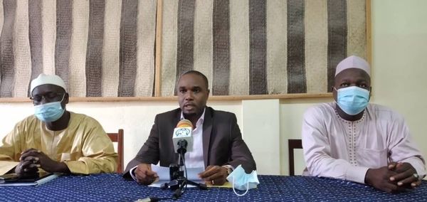 Le président du Comité des jeunes de la province du Ouaddaï pour le soutien au MPS, Maaouiya Abderahim Bireme. © Malick Maham