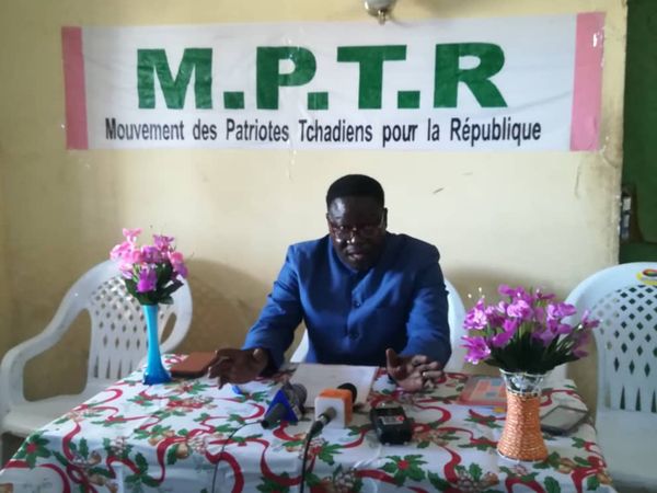 Le secrétaire général adjoint du Mouvement des patriotes tchadiens pour la République (MPTR), Nadjitoidé Betouembaye Aimé. © 