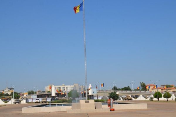 La cour principale du Palais du 15 janvier à N'Djamena. © FNI