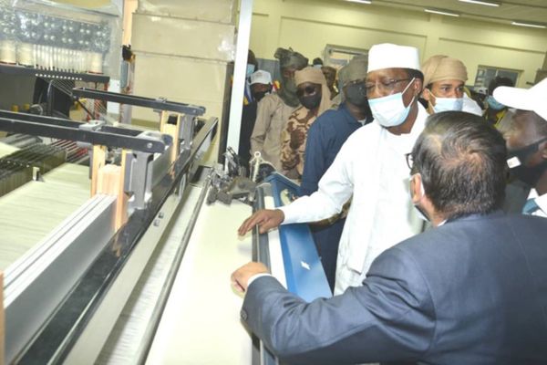 Tchad : la nouvelle société des textiles inaugurée à Sarh. © Malick Mahamat/Alwihda Info