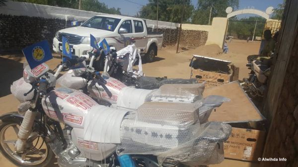 Tchad : don d'un véhicule et 7 motos au bureau MPS du Salamat par un militant