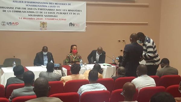 Tchad : L’USAID organise un atelier sur les messages de sensibilisation sur la Covid-19