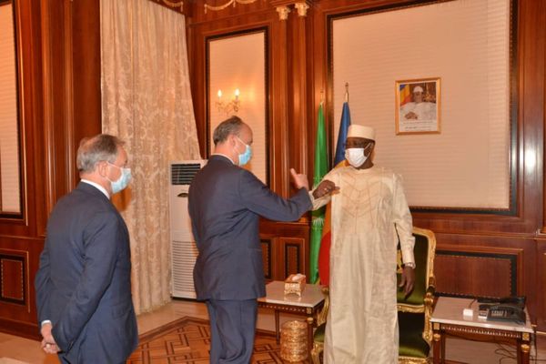 مشير تشاد يستقبل السفير البريطاني ومبعوث فرنسا لدى مجموعة الساحل
