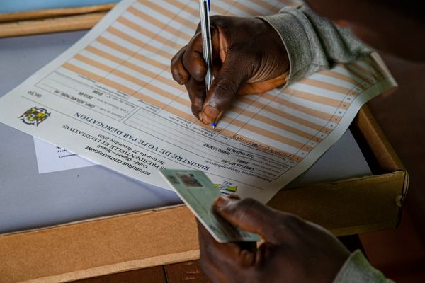 Élection en Centrafrique. © UN/MINUSCA - Leonel Grothe