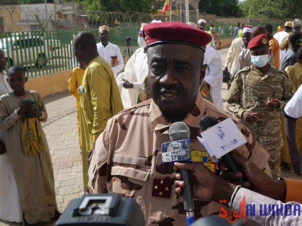 Le général Mahamat Ismaïl Chaïbo, membre du Conseil militaire de transition (CMT). © Mahamat Issa Gadaya/Alwihda Info