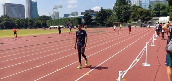 JO Tokyo : le sprinter tchadien Mahamat Bachir éliminé aux 400 mètres. © DR