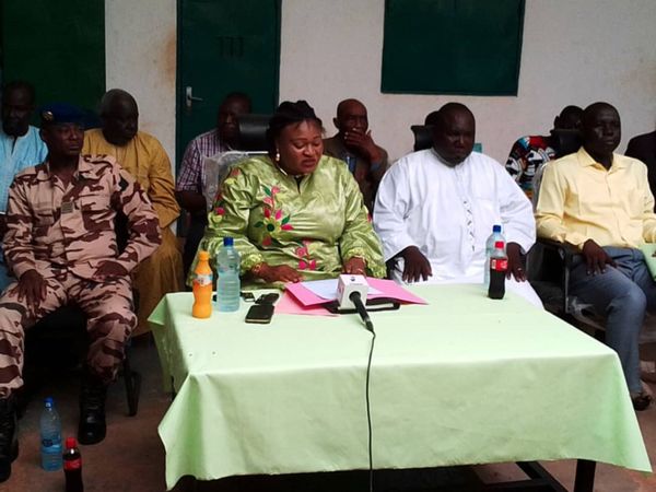 La gouverneure de la province du Mandoul, Diamra Betolngar. © Kougotebaye Yamtebaye/Alwihda Info