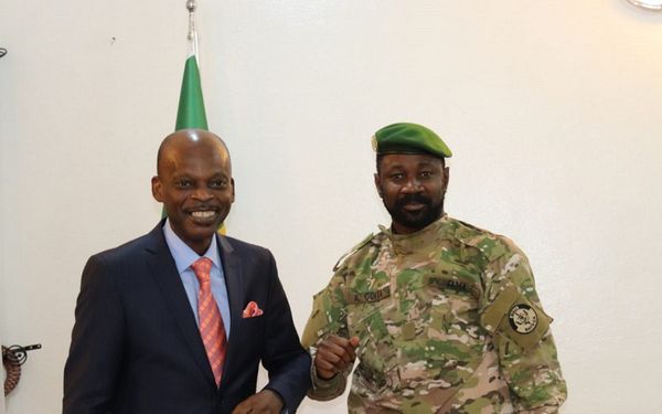 Mali : le président de la Transition salue les efforts du Togo pour la stabilité au Sahel