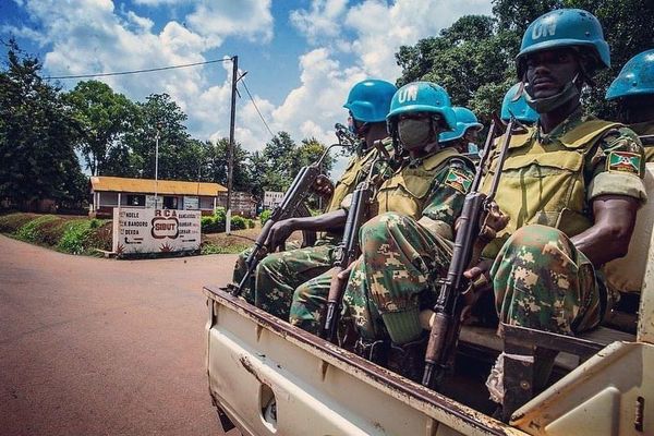 Centrafrique : les casques bleus 