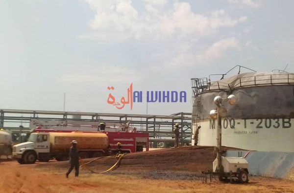 Tchad : incendie sur un site pétrolier de Komé, des villageois dans le désarroi