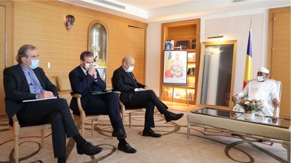 ​رئيس المجلس العسكري يستقبل وزير الخارجية الفرنسية إيف لودريان في باريس