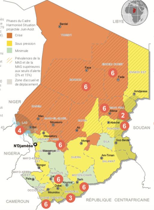 Tchad : 5,5 millions de personnes ont besoin d’aide humanitaire (OCHA)