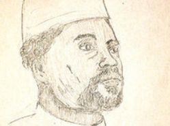 Dessin de Hissein Habré. Crédit photo : Sources