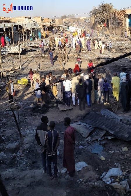 Tchad : importants dégâts au marché d'Abéché suite à un incendie