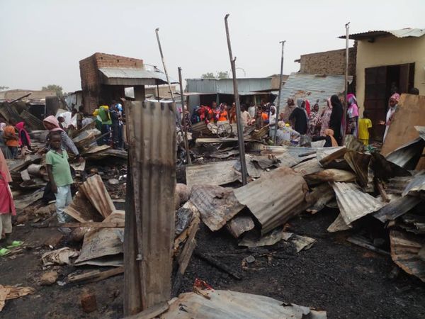 Tchad : un incendie ravage des boutiques dans le 2ème arrondissement de N’Djamena