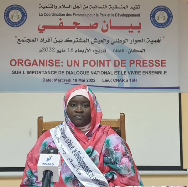 Tchad : la Coordination des femmes pour la paix appelle les citoyens à être des acteurs de développement