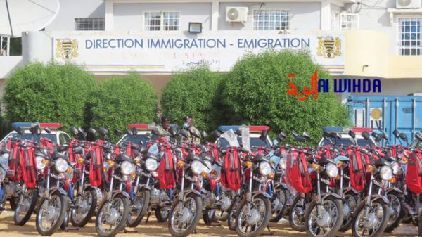 Tchad : le PCMT offre 200 motos pour renforcer la police de proximité
