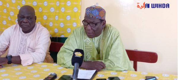 Soumaïne Adoum, porte-parole de Wakit Tamma. © Brahim Abdraman/Alwihda Info