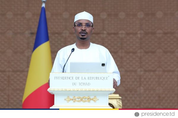 Le chef de la transition Mahamat Idriss Deby. © DGCOM/PR