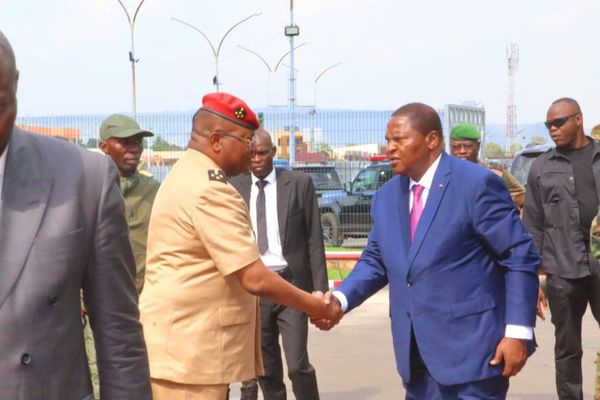 Touadéra à Brazzaville pour l'investiture de Sassou Nguesso