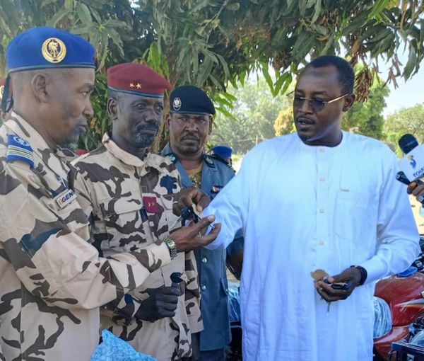Tchad : 60 motos aux forces de défense du Moyen-Chari pour des interventions rapides