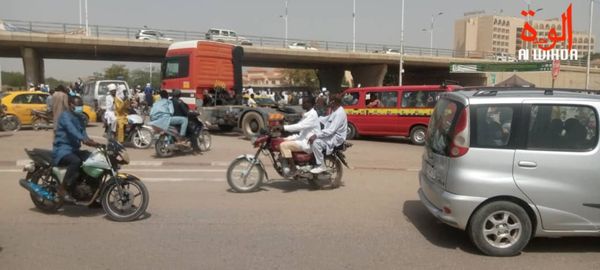 La circulation à N'Djamena. Illustration. © Alwihda Info