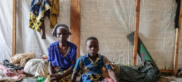 Des civils ayant fui la violence dans leur village dans la province du Nord Kivu, en République démocratique du Congo. © UNHC