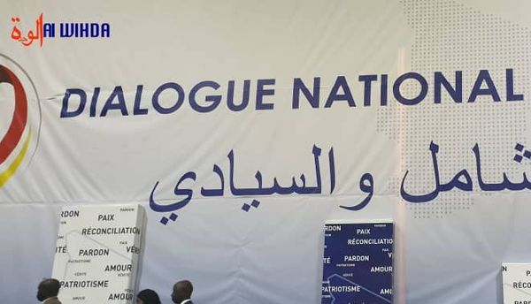 Le dialogue national au Tchad. Illustration © Alwihda Info