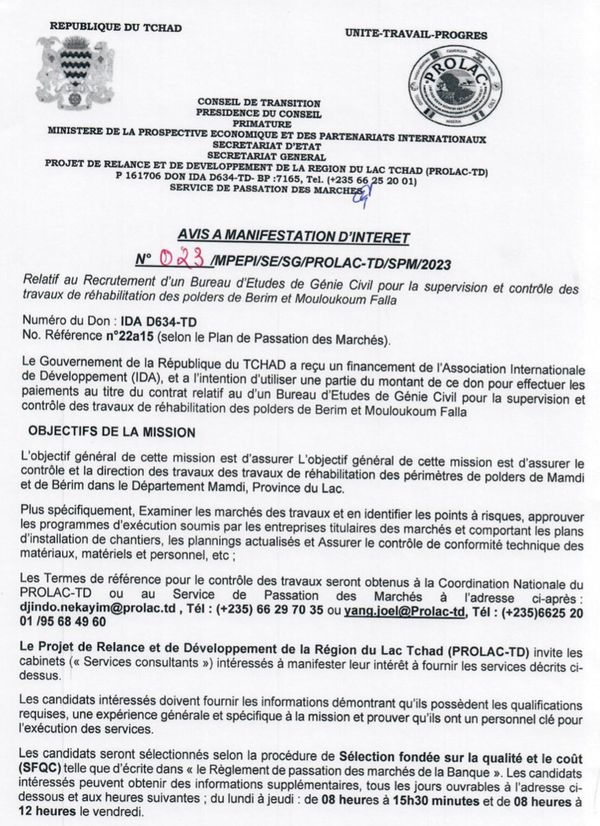 AMI n°23 - PROLAC-TD