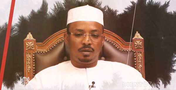 Le président de transition Mahamat Idriss Deby. © DGCOM/PR