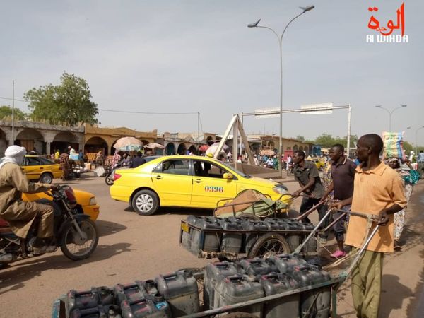 La circulation à N'Djamena. © Alwihda Info/K.D/Archives